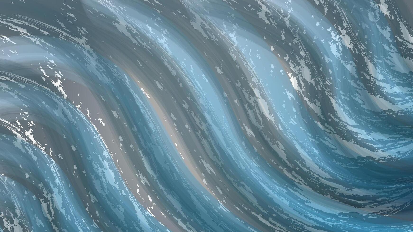 Artistic Blue Flow Design. A artistic abstract background featuring dynamic blue swirls and a sense of fluid motion. Perfect for creating energetic and lively designs. vector