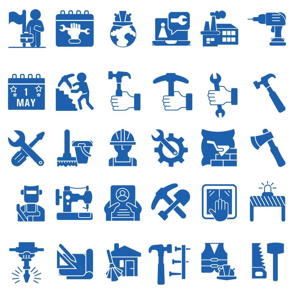 Labor day New Icon Illustration vector