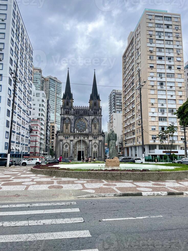 St Antonio Catherdral in Santos, Brazil. photo