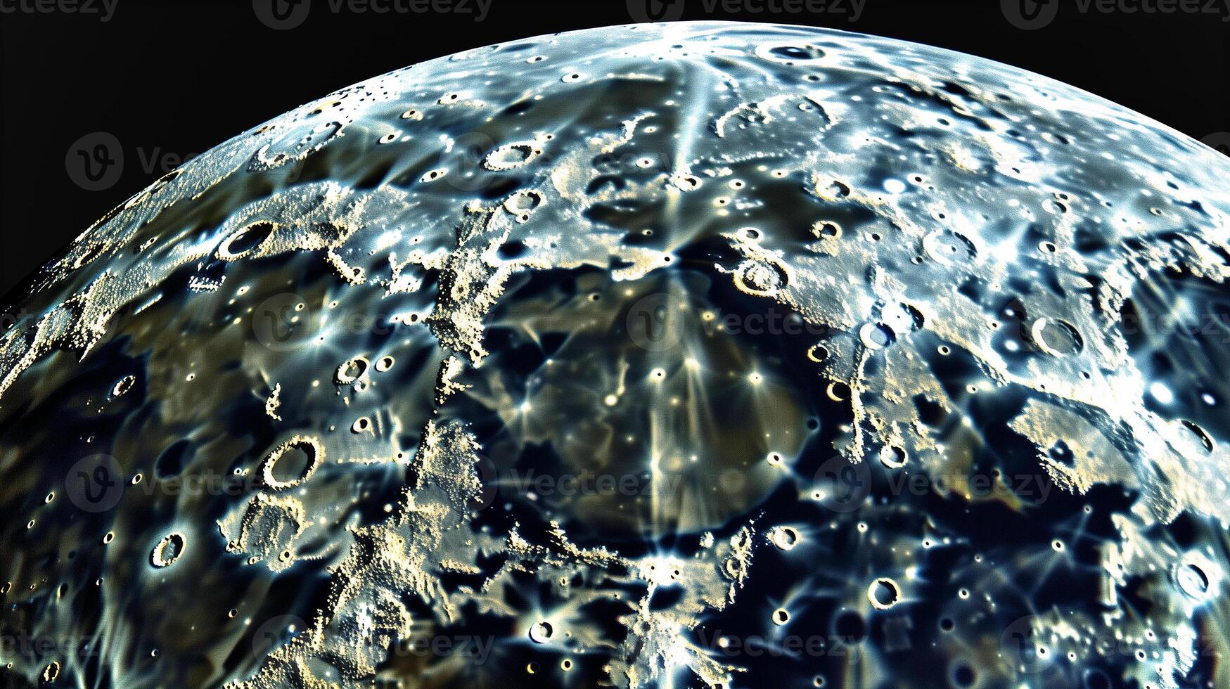 This Spaceship excavates asteroid regolith to extract valuable materials for refining. photo