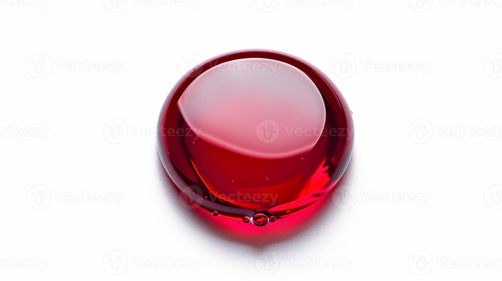 This Advanced synthetic blood droplet represents innovations in medical technology and bio fluids. photo