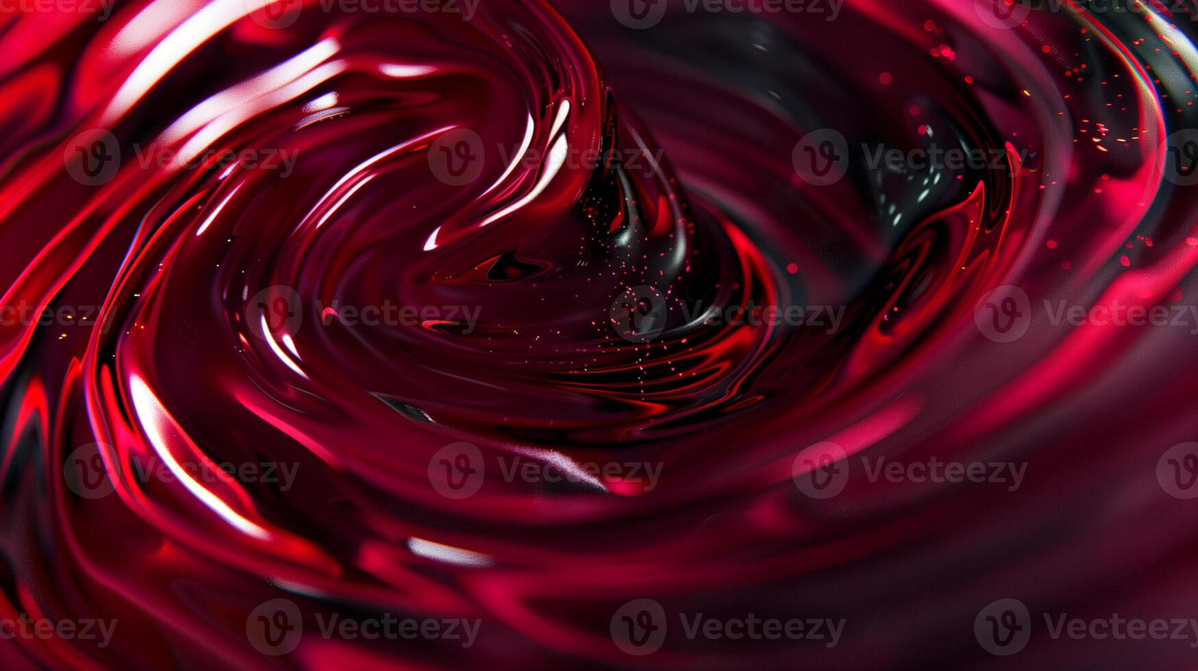 This swirling mixture illustrates the properties of synthetic blood designed for medical applications. photo