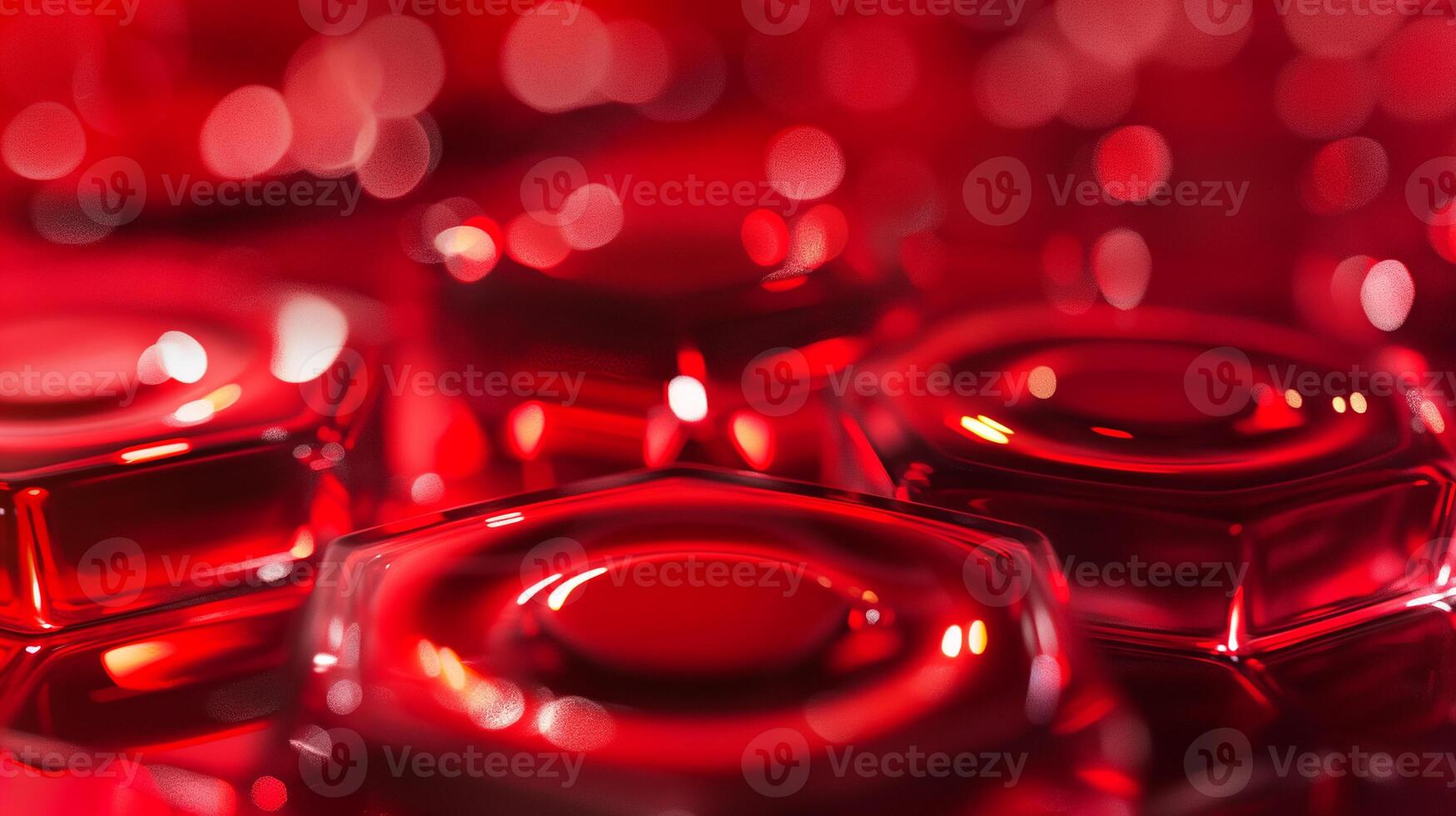 This Synthetic blood droplets highlight advanced nanotech for innovative medical applications. photo