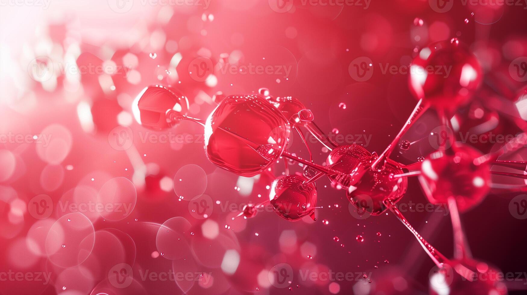This Showcasing advanced synthetic blood elements with nanotechnology for medical use. photo