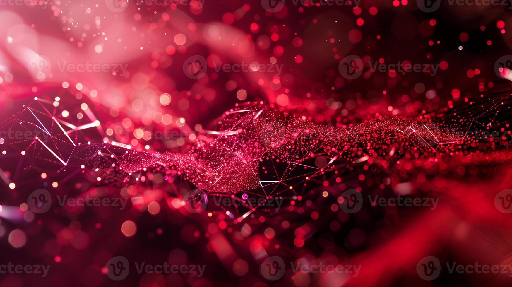 This vibrant representation of synthetic blood technology designed for medical transfusions. photo