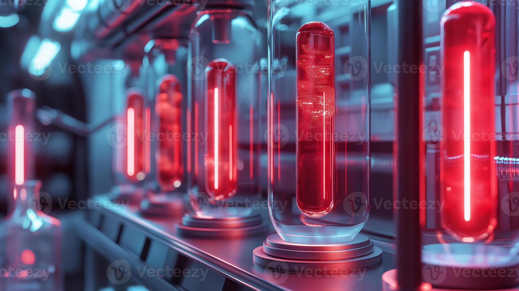 This Lab specializes in creating synthetic blood with nanotech for medical use. photo
