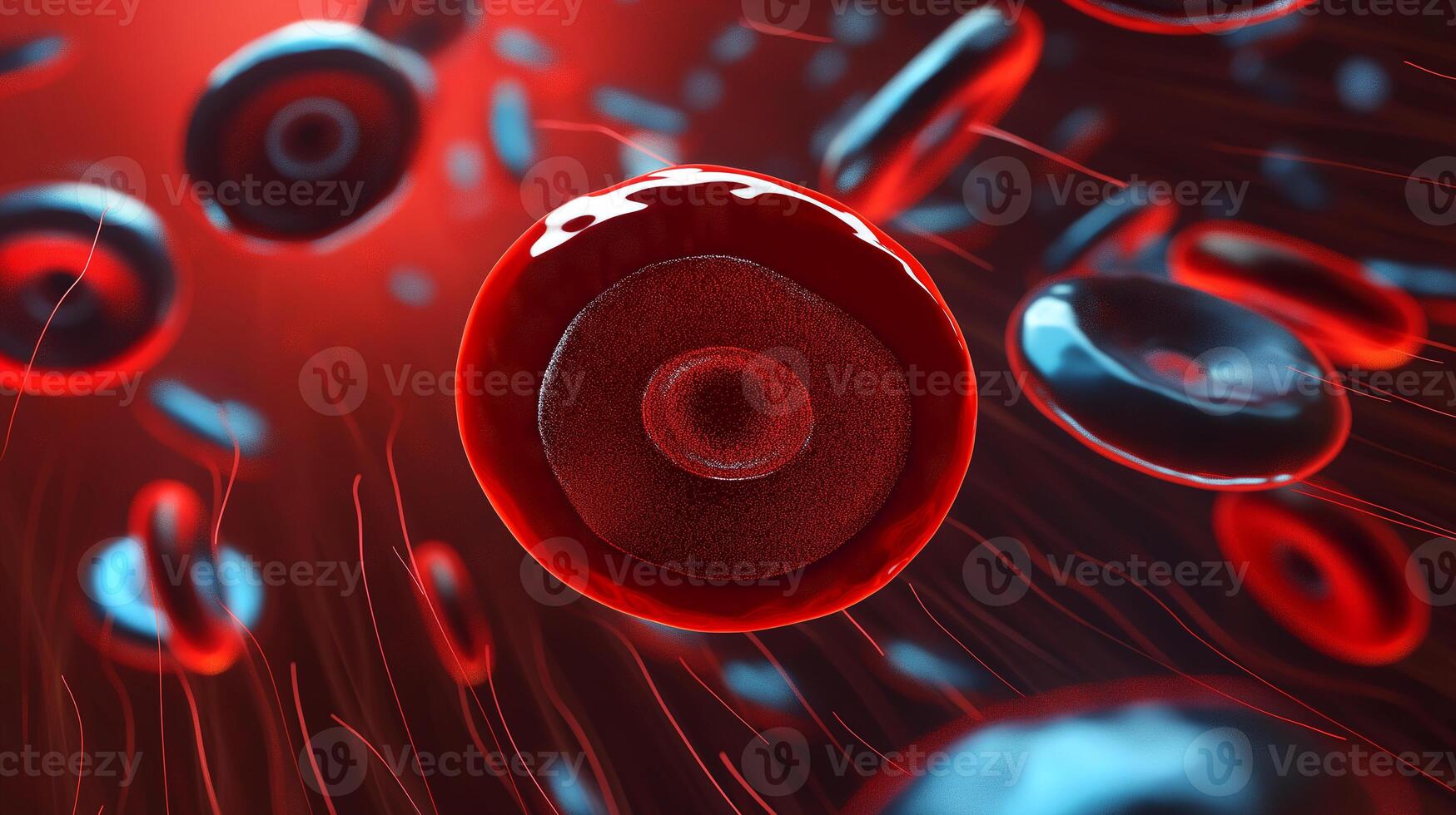 This Synthetic blood cells showcase the future of nanomedicine and fluid transport solutions. photo