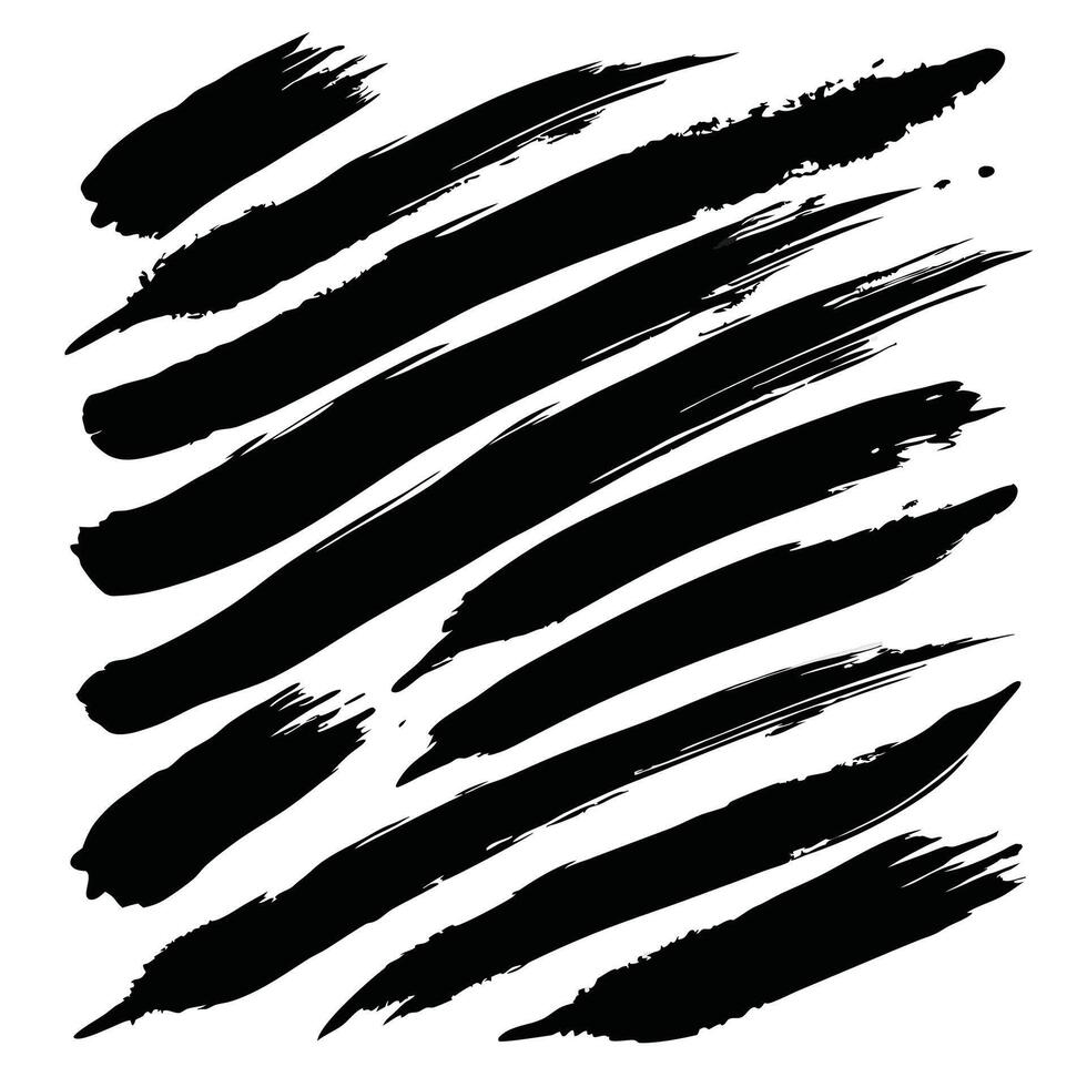 Artistic Black Paint Handcrafted Creative Ink for Expressive Art Creation vector