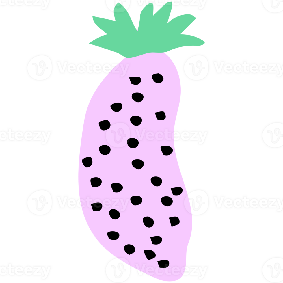 A purple fruit with polka dots on it png