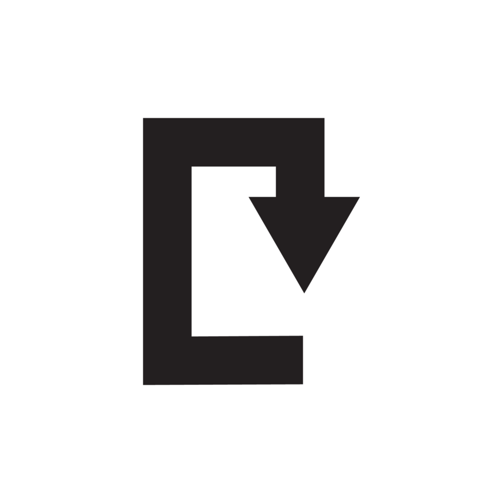 Return Direction Arrow png