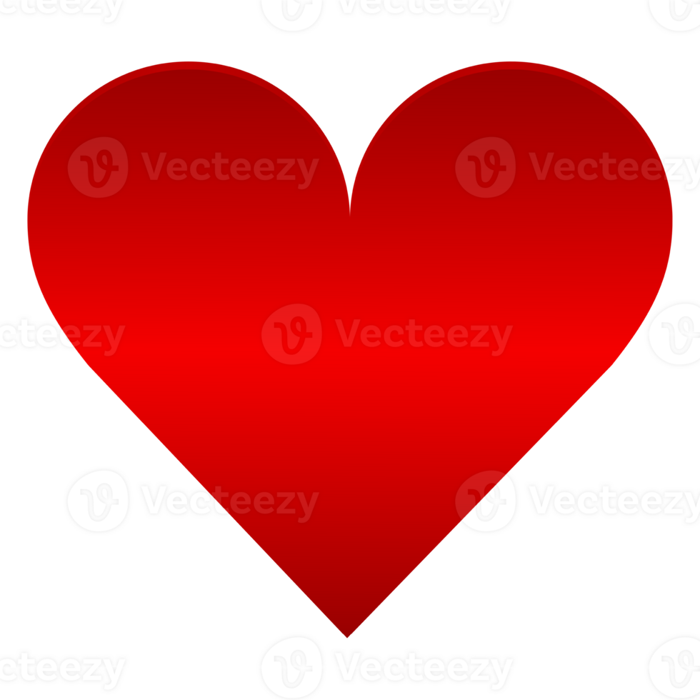 Heart Shape Red Decorative png
