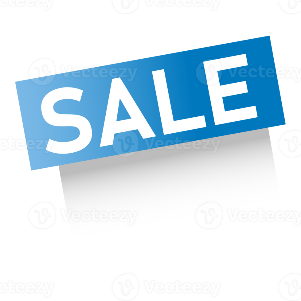 Sale Banner Blue png