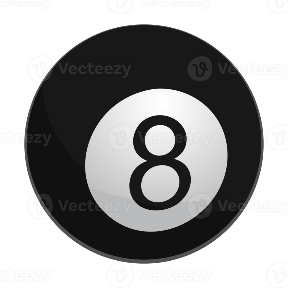 Pool 8 ball png