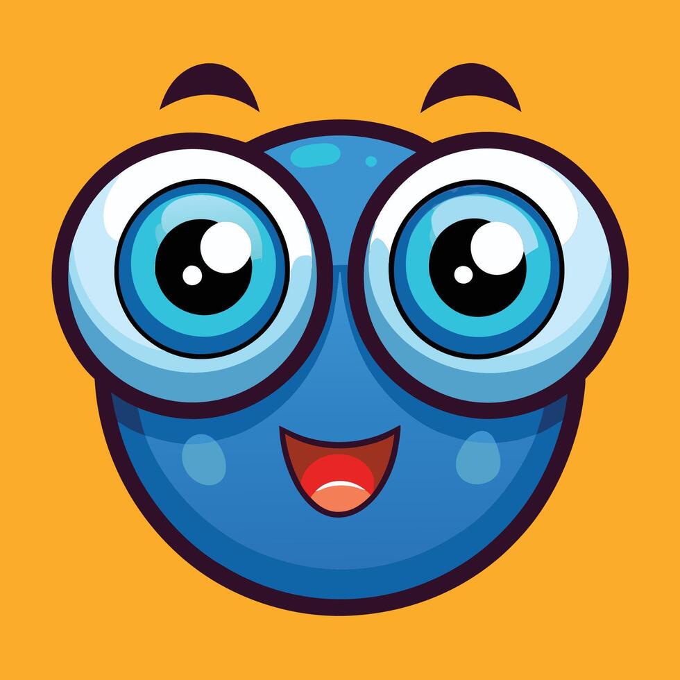 Exaggerated Cartoonish Googly Eyes for Toy Characters with Wobbly and Wacky Expressions vector
