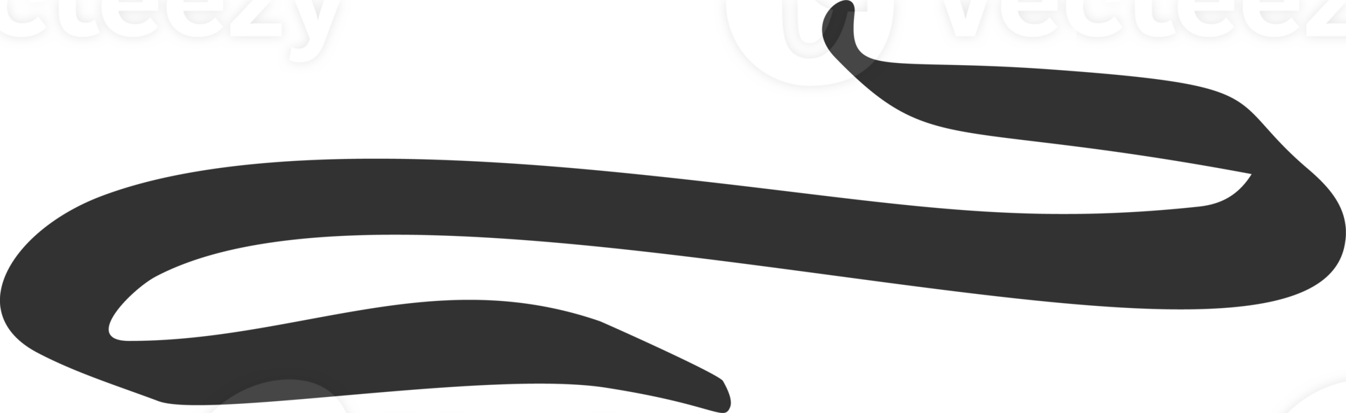 Swirl line. Swash and flourish underline. Hand drawn calligraphic elegant swoosh. Curve vintage brush stroke. Squiggle scrolling element. Simple doodle wavy shape png