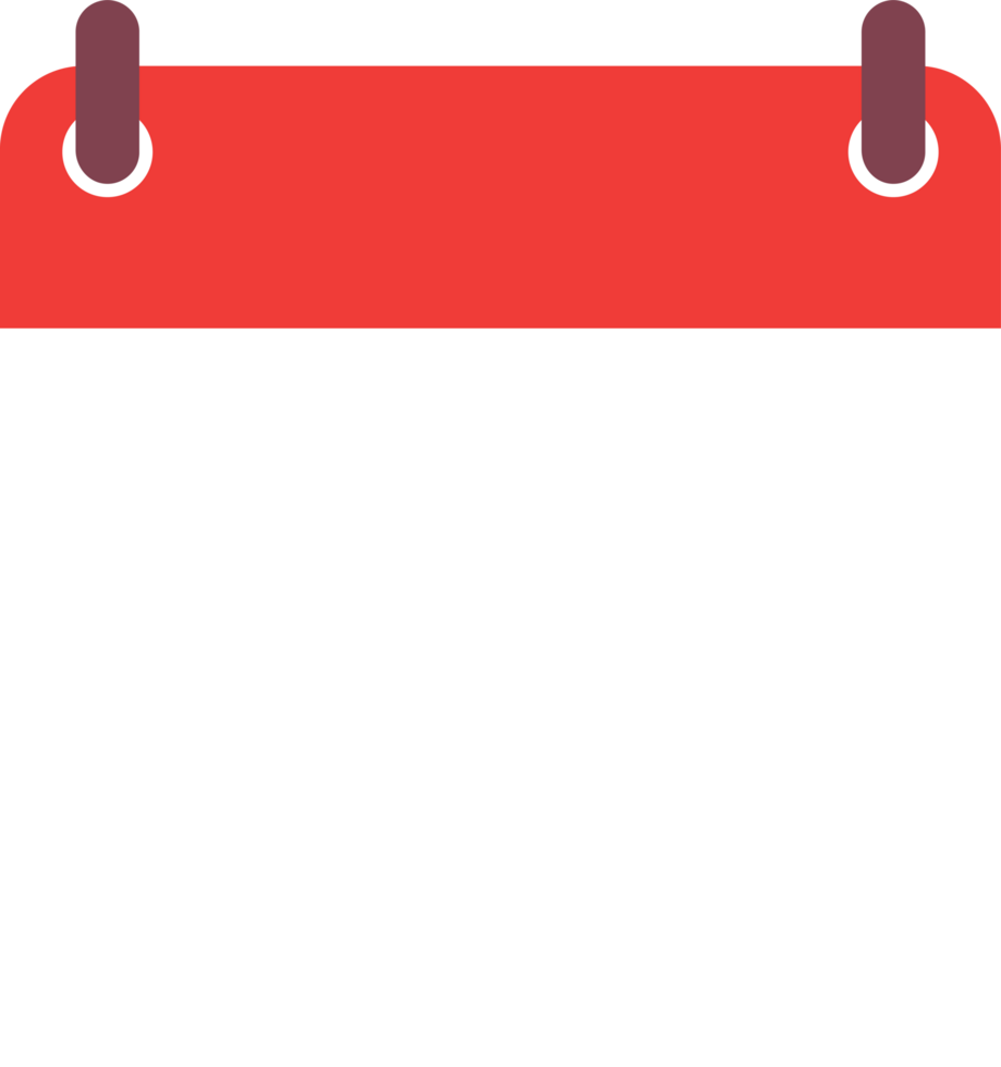 calender event deadline clean red png
