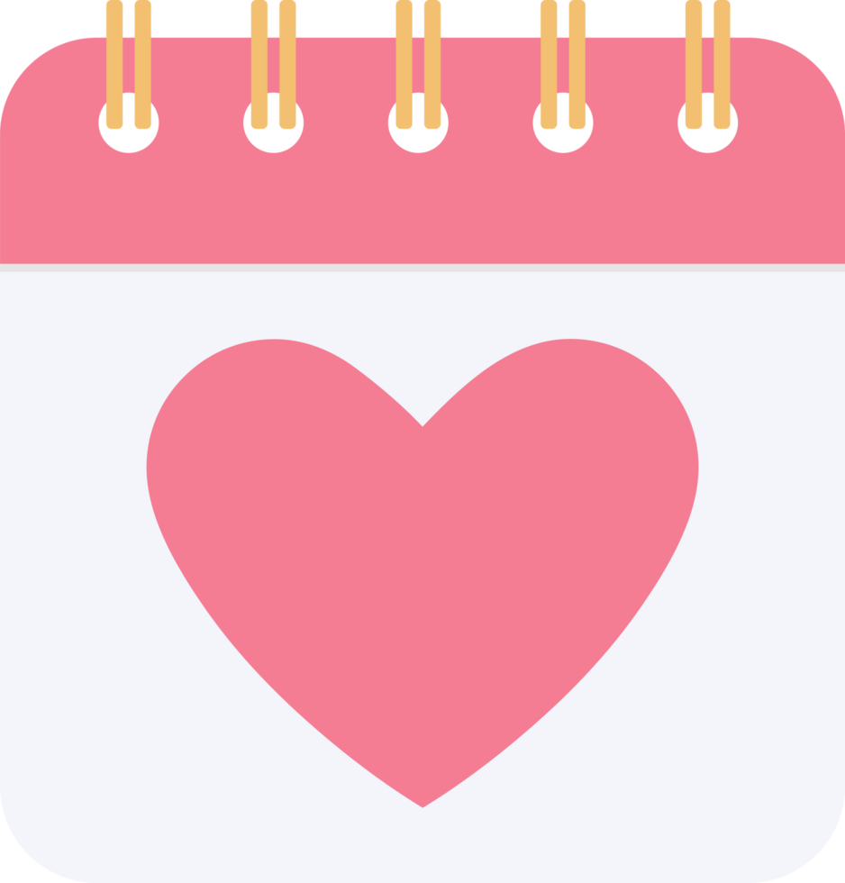calender event deadline love pink png