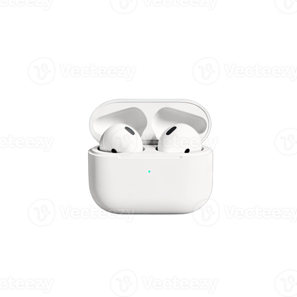 Wireless earbuds pro audio device technology gadget listening device case png