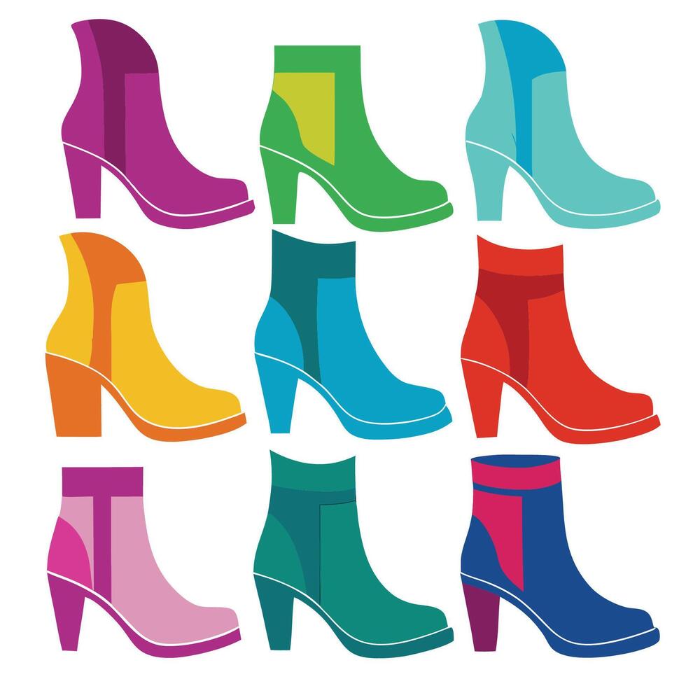 Captivating Collection of Transparent Background Cutouts of Women s Shoes vector