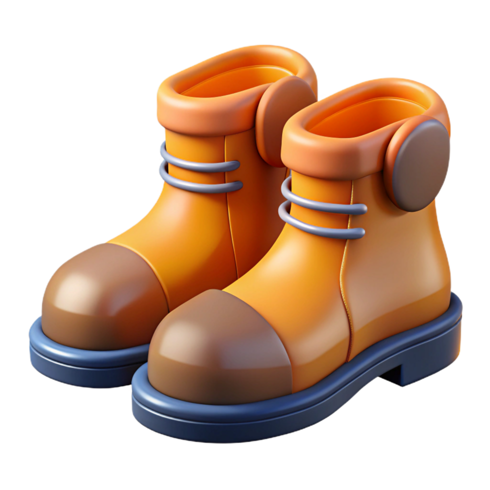 extraordinary creative Pair of work boots genuine png