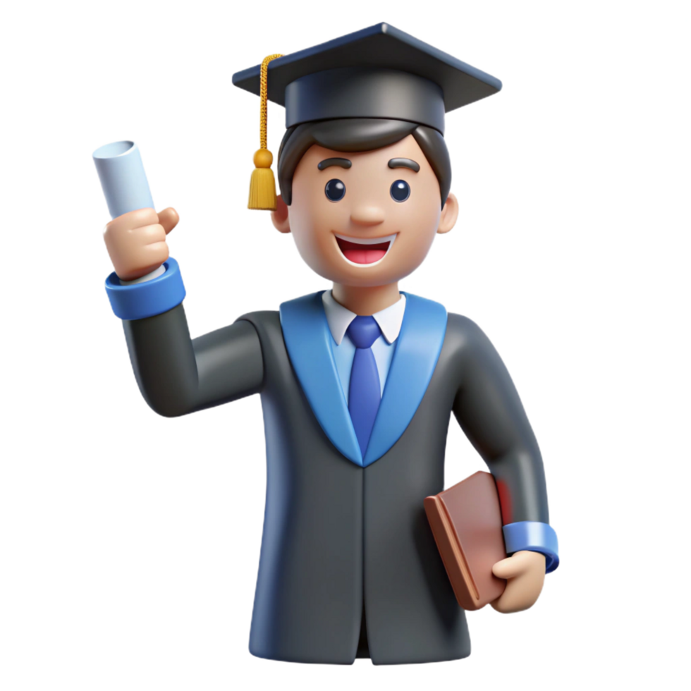 wonderful vintage Successful graduate starting a new job implied, not shown professional png