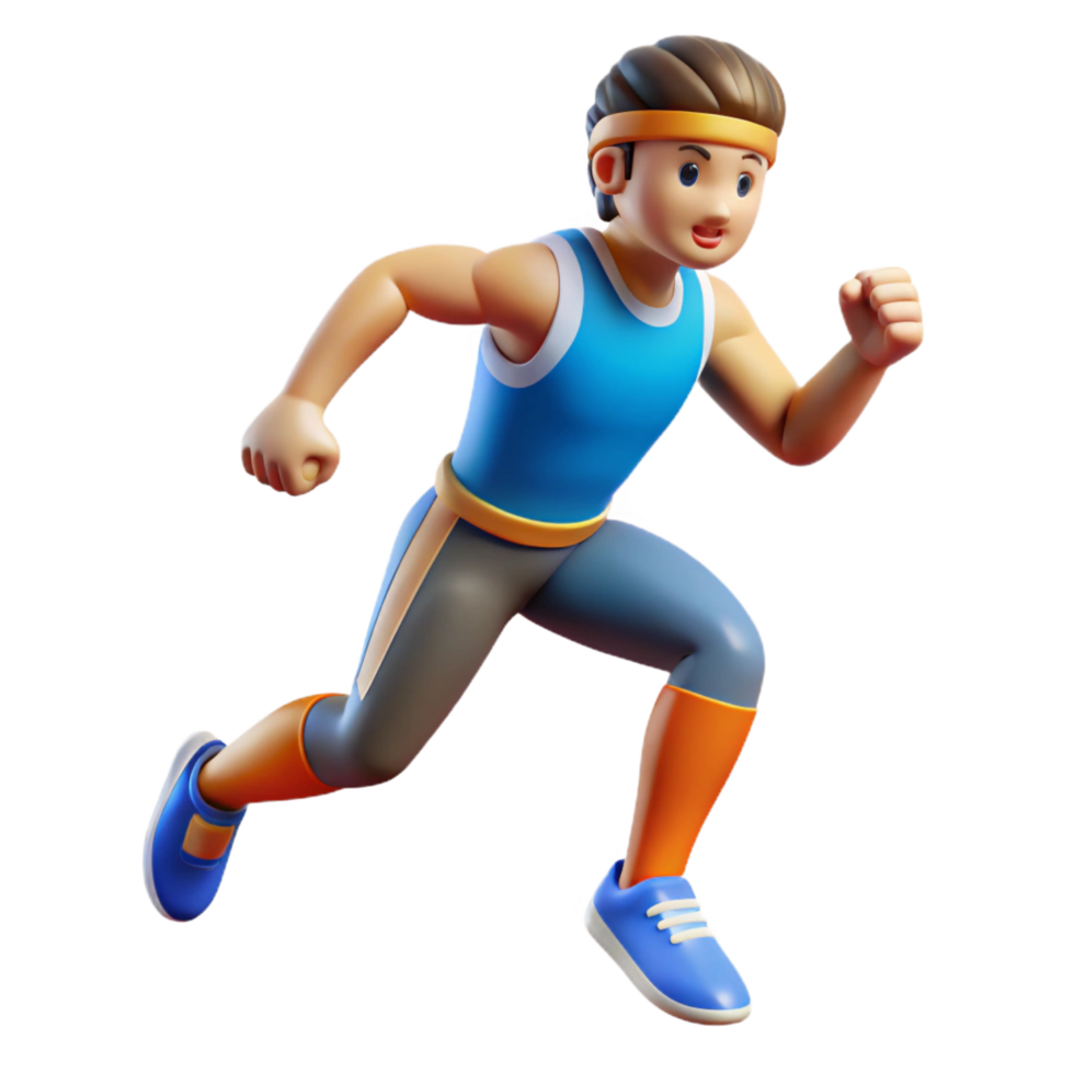 impressive creative Competitive athlete training for a competition implied, not shown detailed png