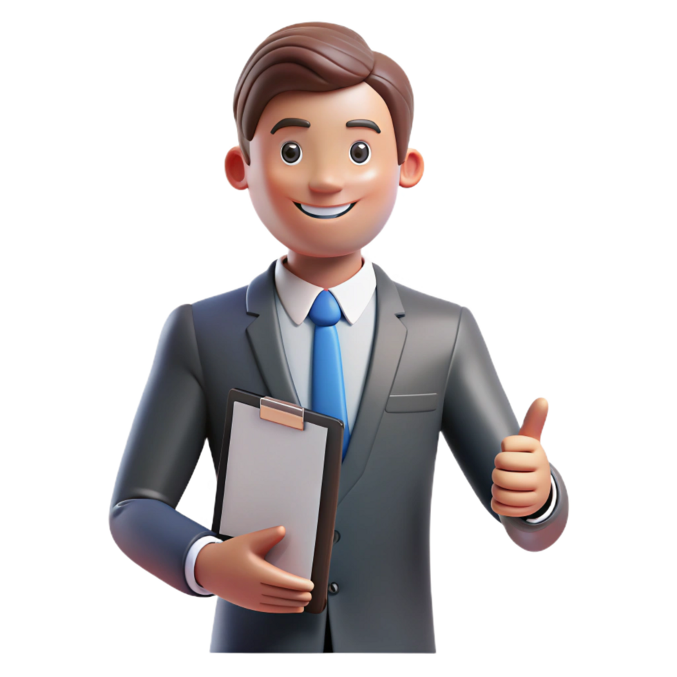 stunning minimalist Confident businessman closing a deal implied, not shown authentic png