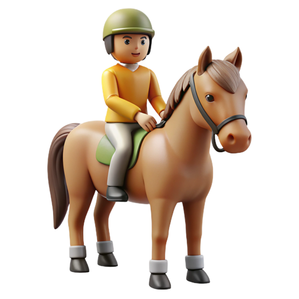 extraordinary contemporary A horse with a rider rider removed in post high quality png