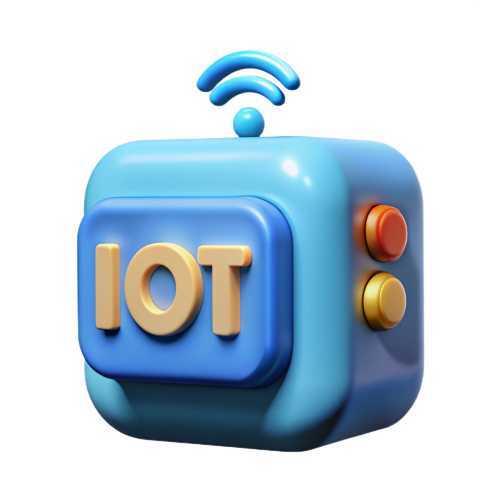 magnificent creative Internet of Things IoT sensor device premium png