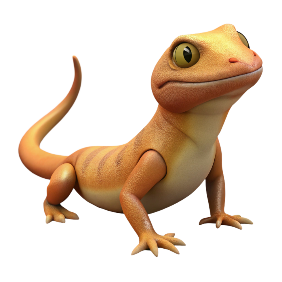 wonderful vintage A lizard, basking no surface visible , detailed png
