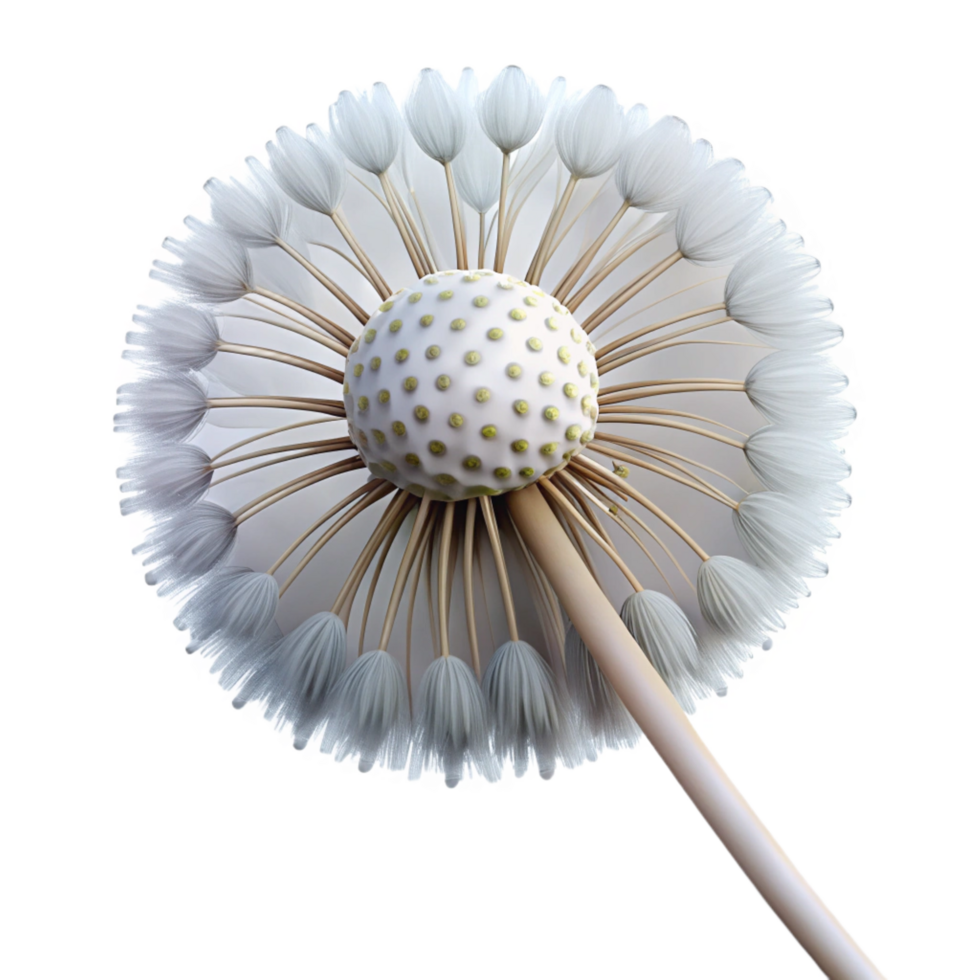 extraordinary vintage Close up of a dandelion clock clock only authentic png