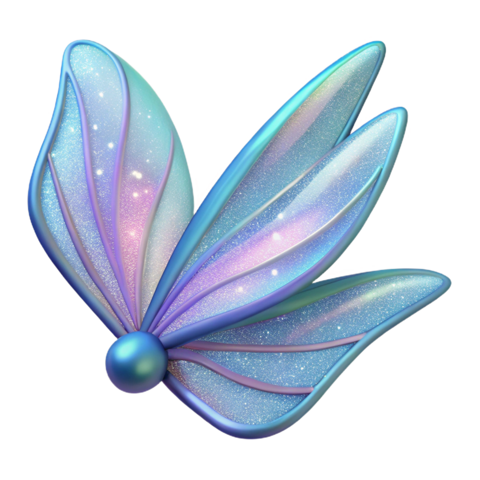 fascinating traditional A delicate fairy wing, shimmering with pixie dust. NO BACKGROUND with Transparent Background. gallery standard png