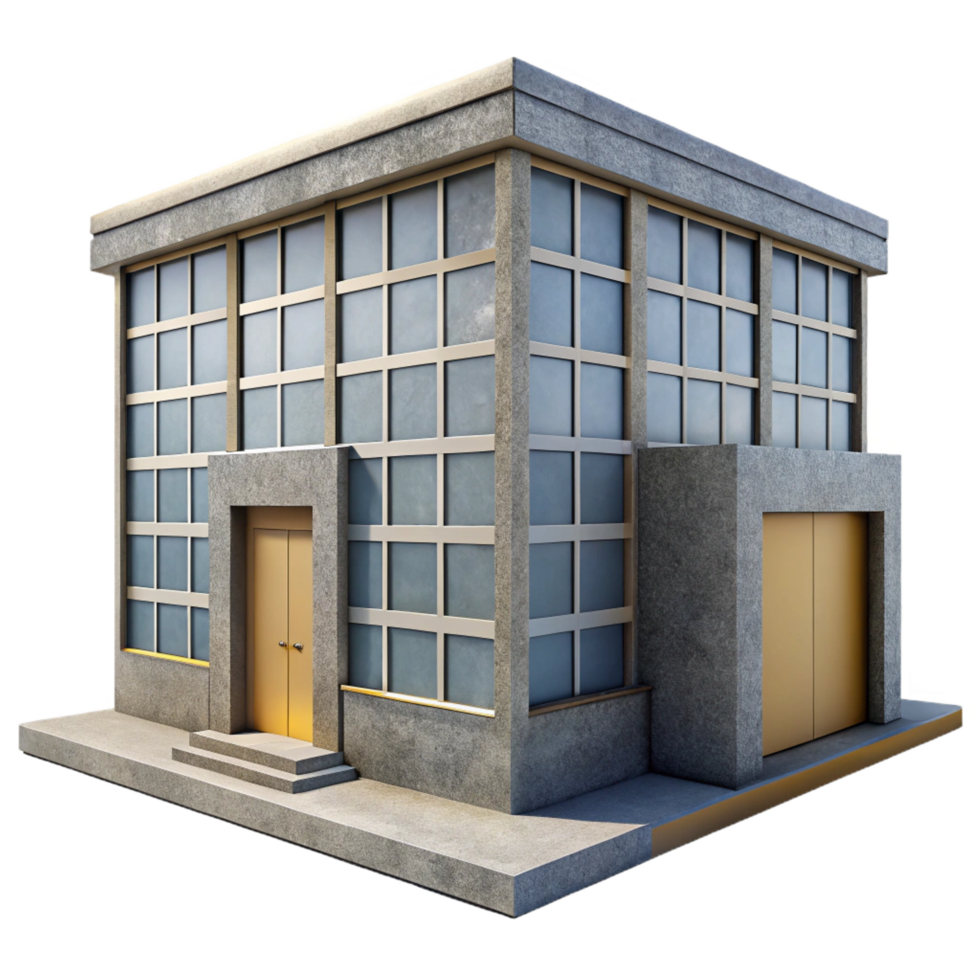 radiant distinctive Brutalist concrete building facade texture, NO BACKGROUND with Transparent Background. png