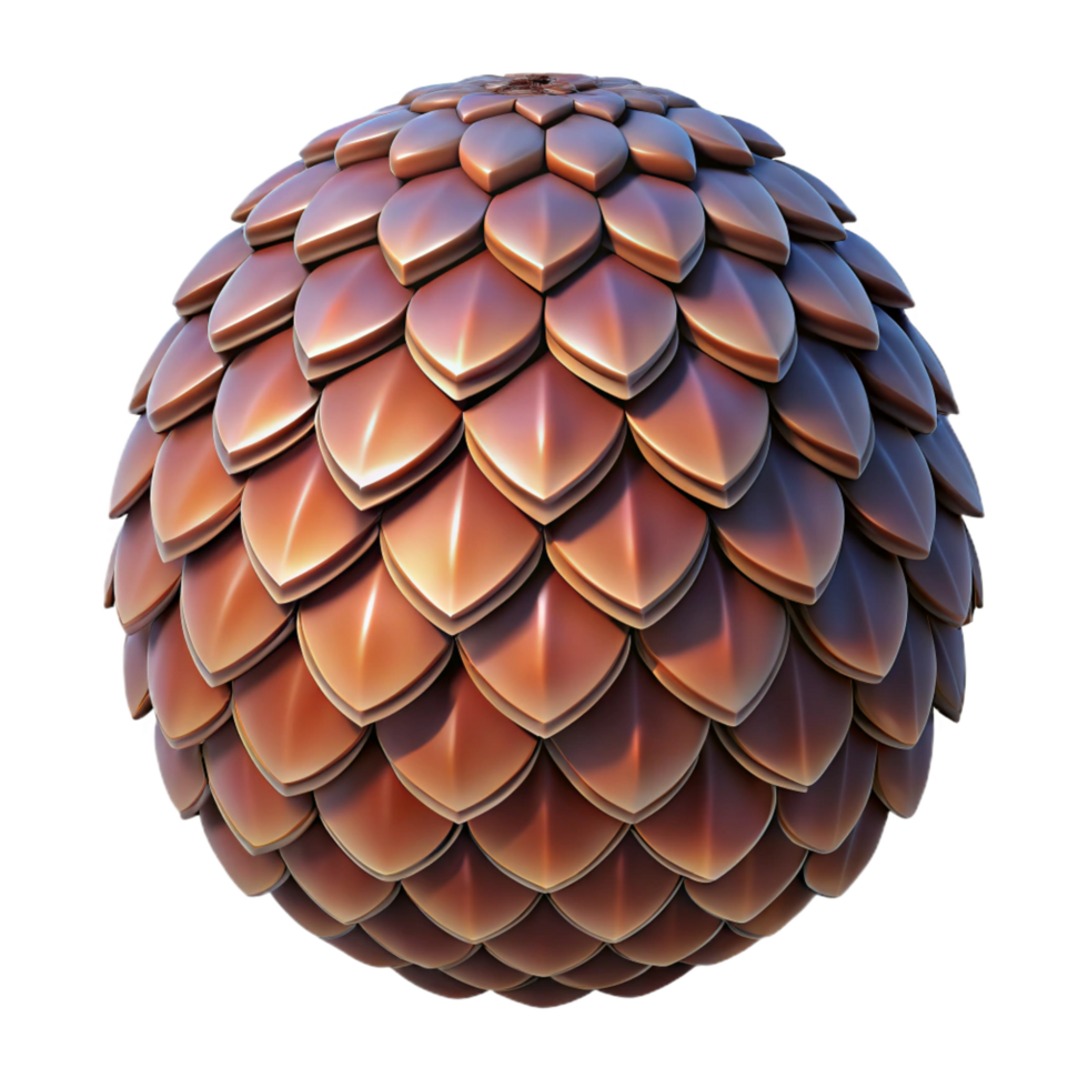 enchanting standout A single, detailed dragon scale with intricate patterns. NO BACKGROUND with Transparent Background. png