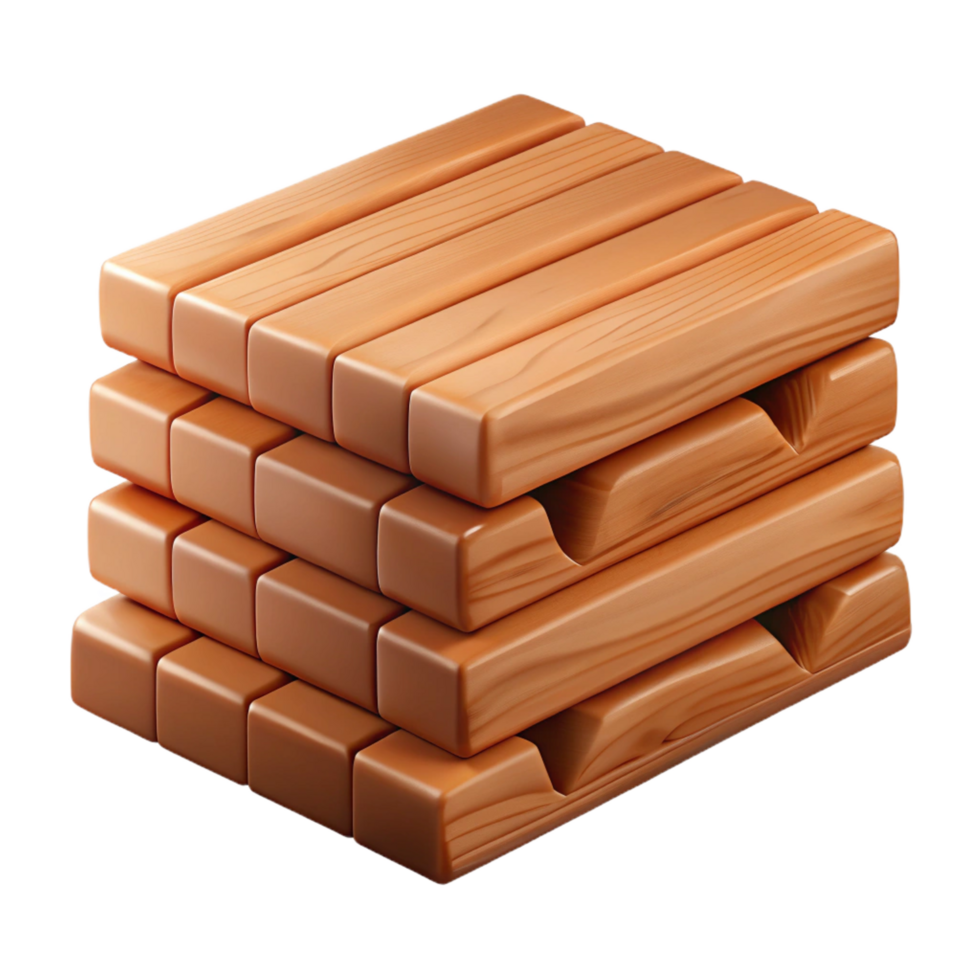 hypnotic mysterious bohemian Stack of lumber NO BACKGROUND with Transparent Background. 8K png