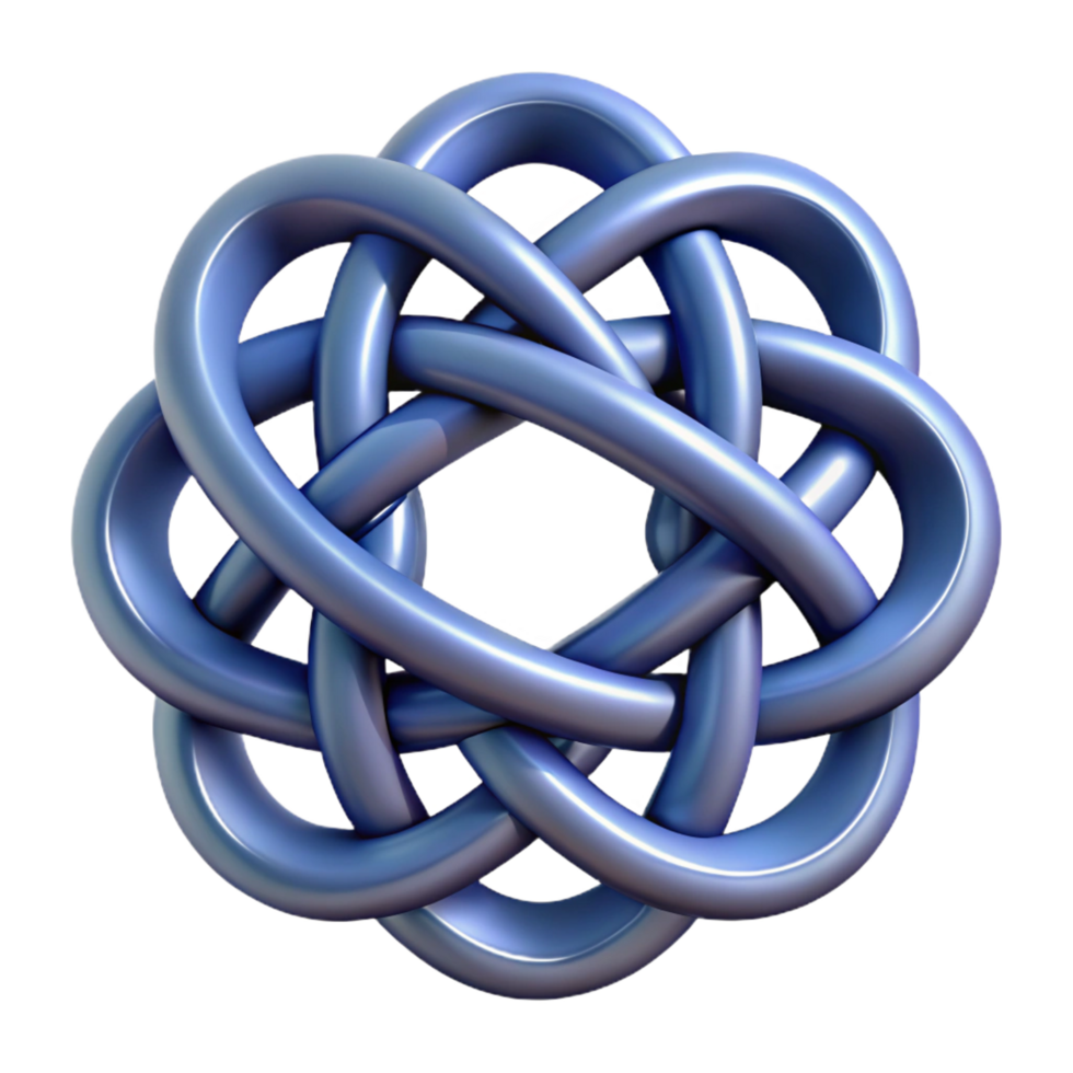 stunning elegant Celtic Knot, intricate design, NO BACKGROUND with Transparent Background. studio quality png
