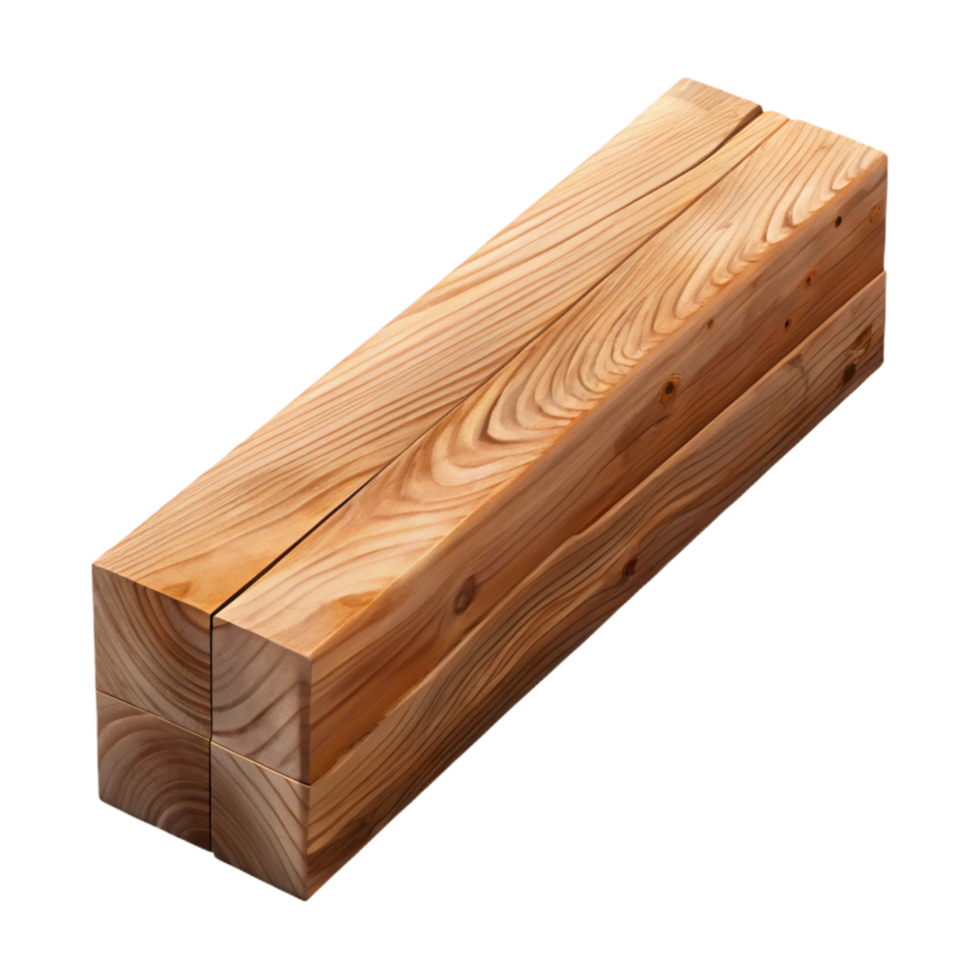 glorious surreal Wooden beam, reclaimed wood, NO BACKGROUND with Transparent Background. expertly shot png
