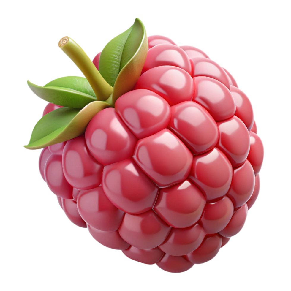 rare traditional Raspberry fruit NO BACKGROUND with Transparent Background. luxury png