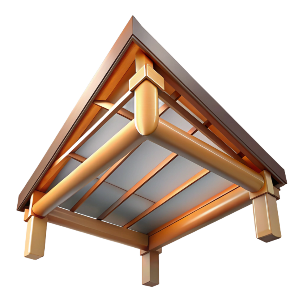 mysterious spectacular Ceiling rafter detail, NO BACKGROUND with Transparent Background. high quality png