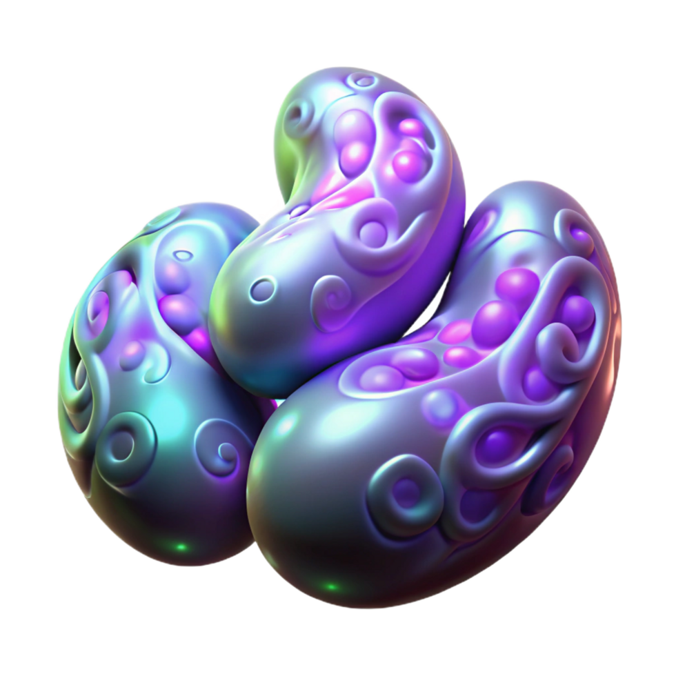 dramatic radiant Magic beans, glowing, swirling patterns, NO BACKGROUND with Transparent Background. original png