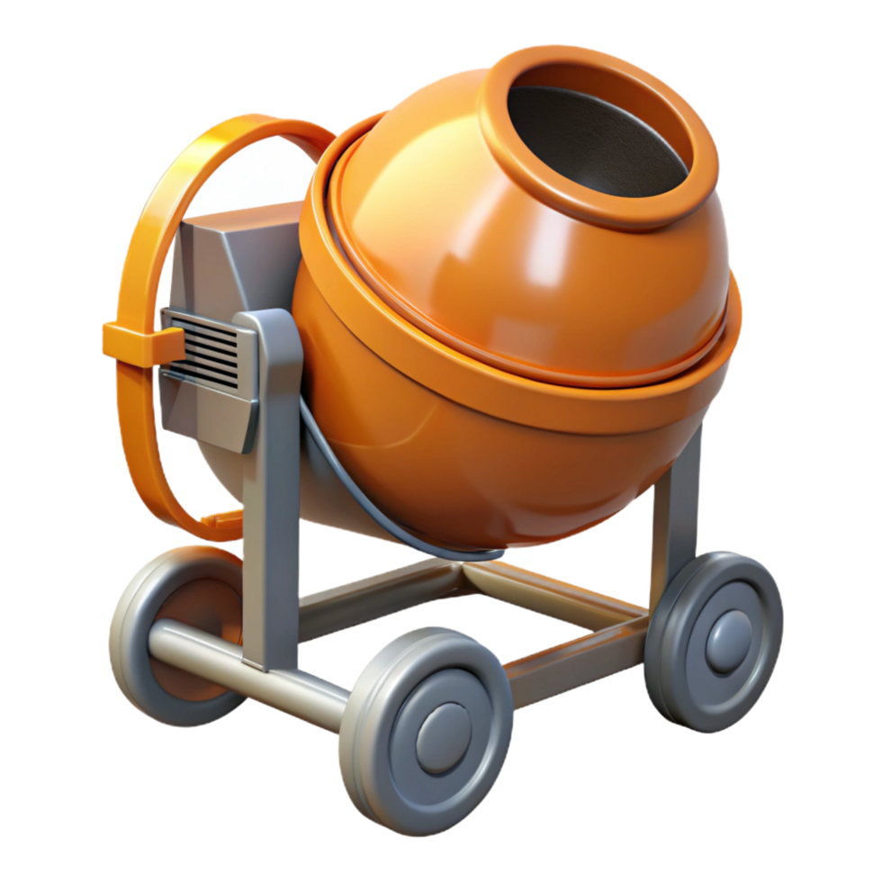 dazzling exceptional Concrete mixer NO BACKGROUND with Transparent Background. png