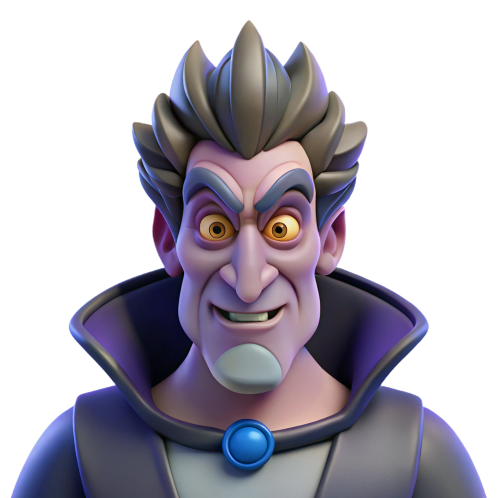 gorgeous dynamic renaissance Hades, God of the Underworld, stern expression, NO BACKGROUND with Transparent Background. crisp png