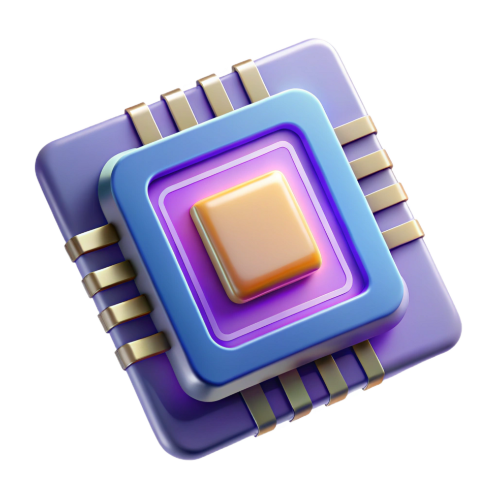 picturesque calm minimalist A graphics processing unit GPU. NO BACKGROUND with Transparent Background. masterfully captured png