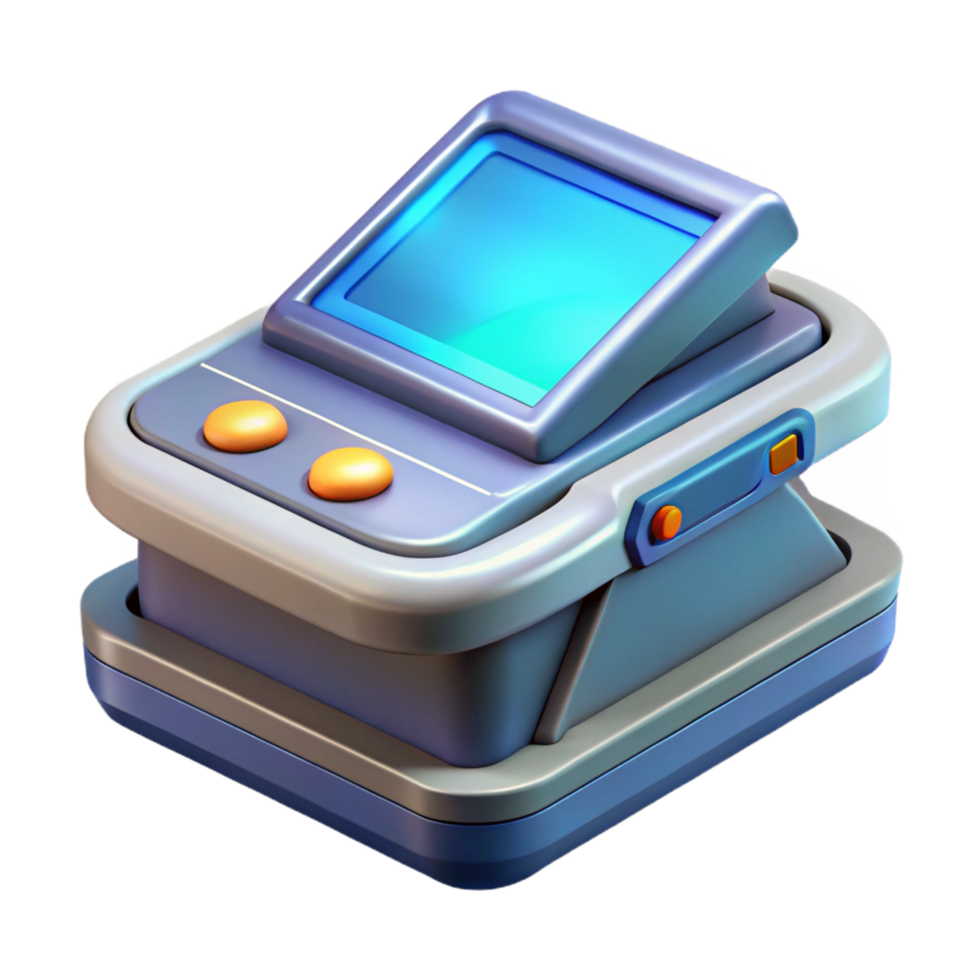 rare industrial Advanced scanning device with digital readout NO BACKGROUND with Transparent Background. luxury png