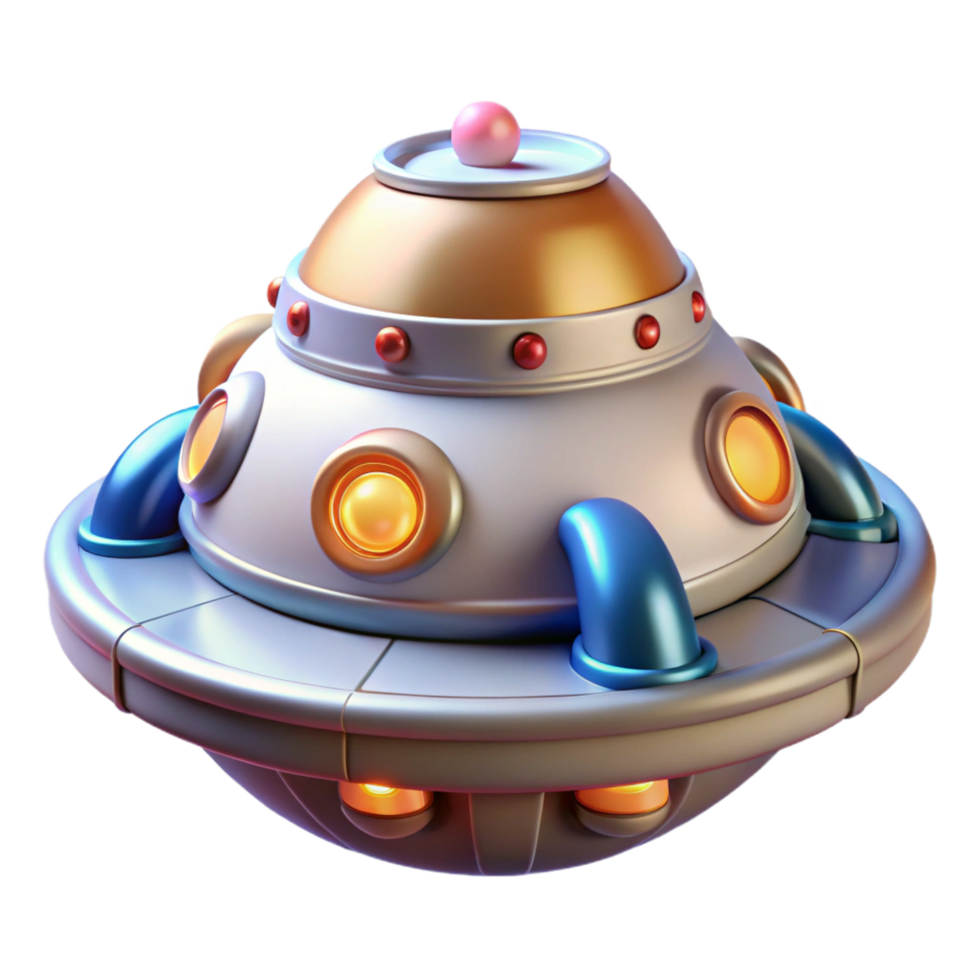 serene unforgettable Spaceship life support system with blinking lights. NO BACKGROUND with Transparent Background. png