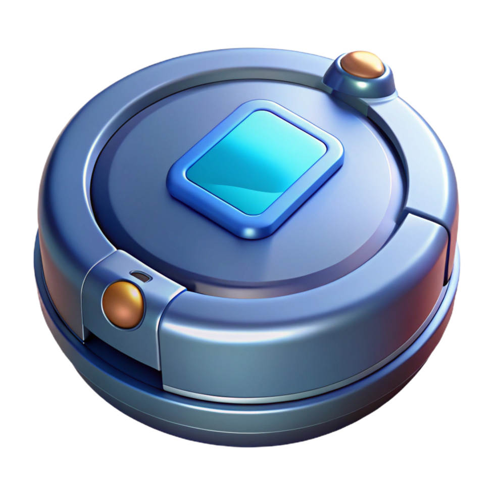 immaculate tropical Robot vacuum cleaner, automated cleaning NO BACKGROUND with Transparent Background. exclusive png