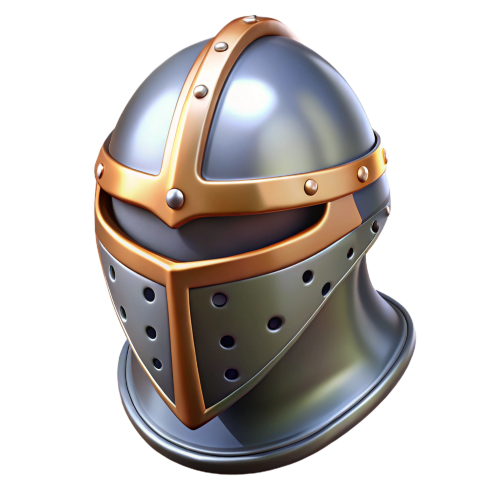 glorious coveted A knight's helmet NO BACKGROUND with Transparent Background. png