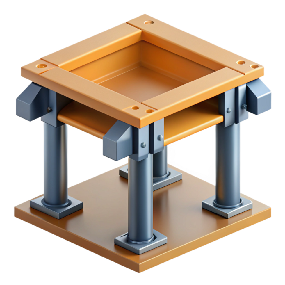 picturesque signature Floor joist connection detail, NO BACKGROUND with Transparent Background. png