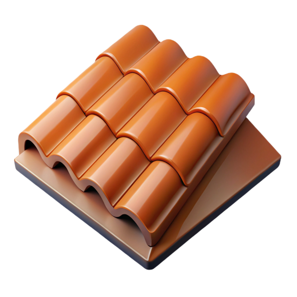 exquisite romantic avant-garde Roof tile NO BACKGROUND with Transparent Background. exclusive png