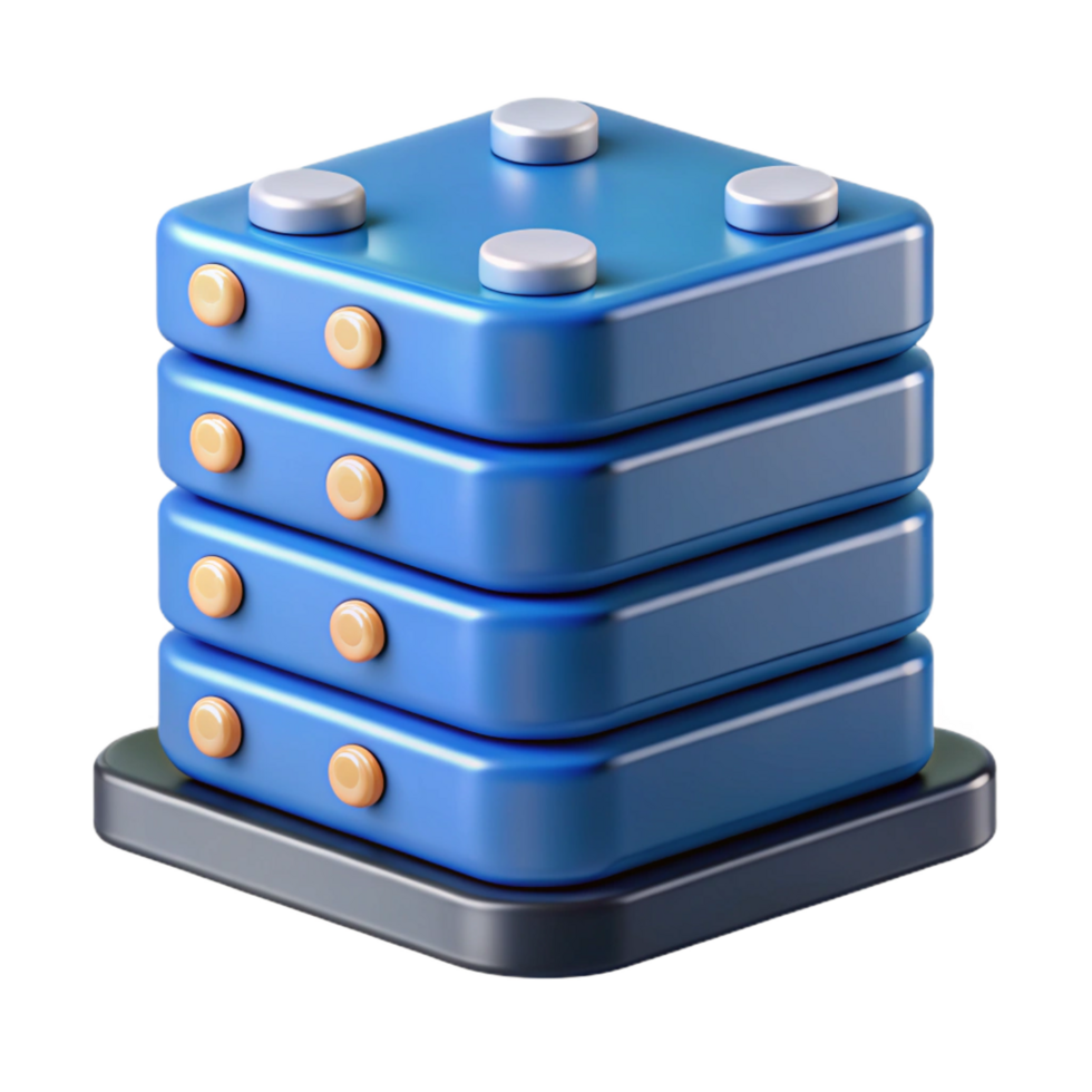 sumptuous notable A data center hard drive array. NO BACKGROUND with Transparent Background. png